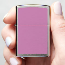 Magenta Pink Spring Season Solid Color Zippo Lighter
