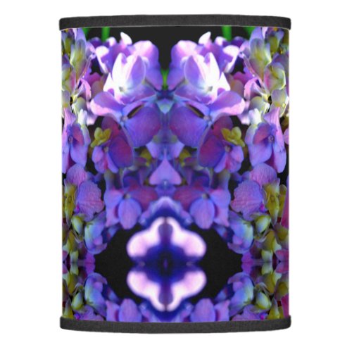 Magenta Purple blue yellow Hydrangeas flowers Lamp Shade