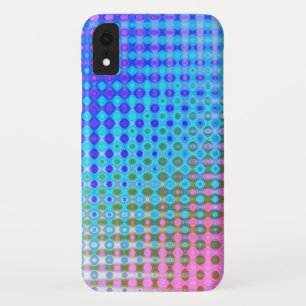 Magenta Purple Pink Blue Pattern iPhone XR Case