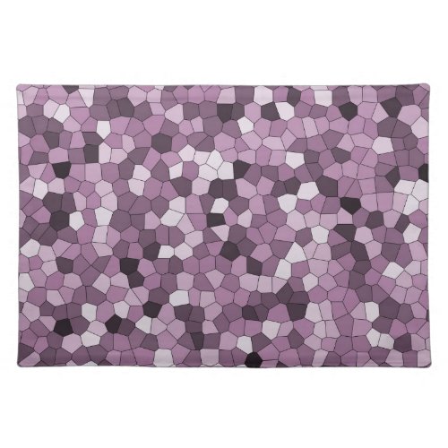 Magenta Purple Pink Pattern Cloth Placemat
