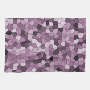 Magenta Purple Pink Pattern Kitchen Towel