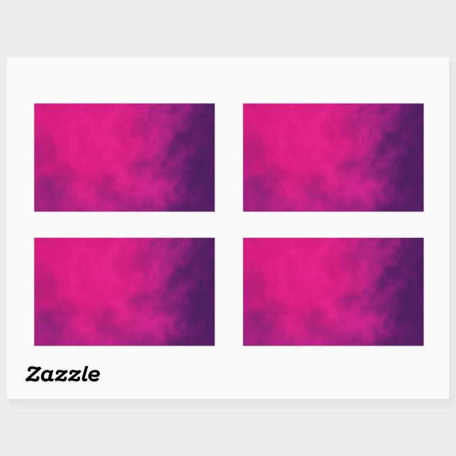 Magenta Purple Smoke Sticker – Customizable (Sheet)