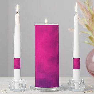 Magenta Purple Unity Candle Set – Customizable