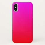 Magenta Red Gradient Iphone Xs Case at Zazzle