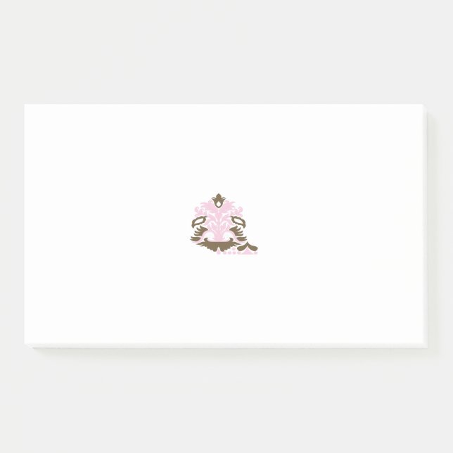 Magenta-Red, Yellowish Orange  decorative Post-it Notes (Front)