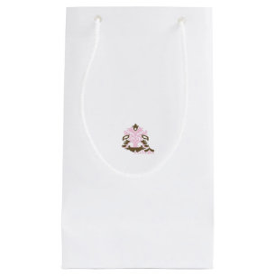 Magenta-Red, Yellowish Orange  decorative Small Gift Bag