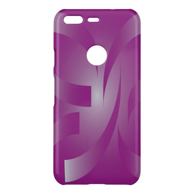 Magenta ribbons uncommon google pixel case (Back)