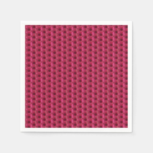 Magenta Roses Napkins (Front)