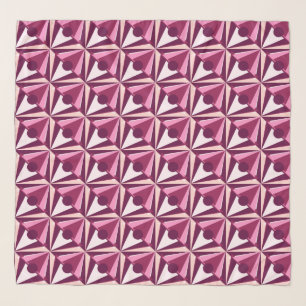 Magenta Shapes Scarf