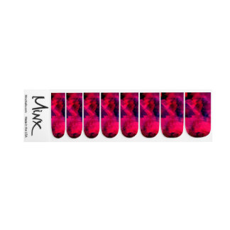 Magenta Smoke Nail Decals