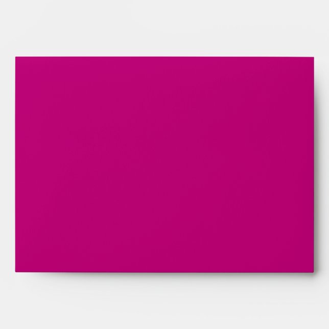 Magenta (solid color)  envelope (Front)