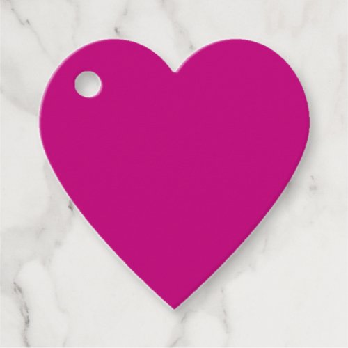 Magenta solid color  favor tags