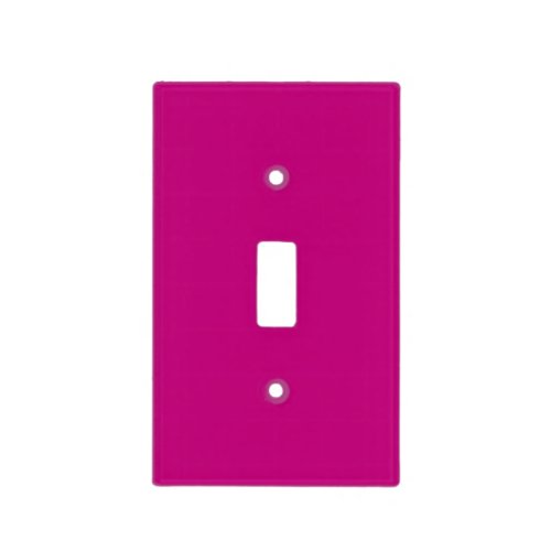 Magenta solid color  light switch cover