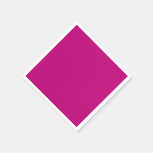 Magenta solid color napkins