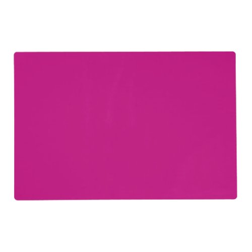 Magenta solid color  placemat