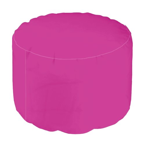 Magenta solid color  pouf