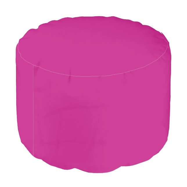 Magenta (solid color)  pouf (Angled Back)