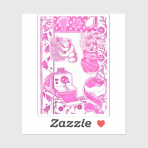 Magenta Sticker