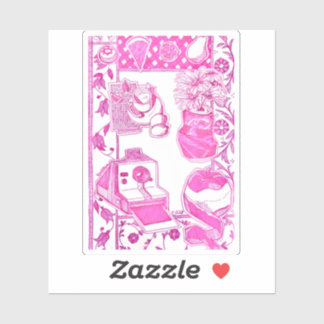 Magenta Sticker
