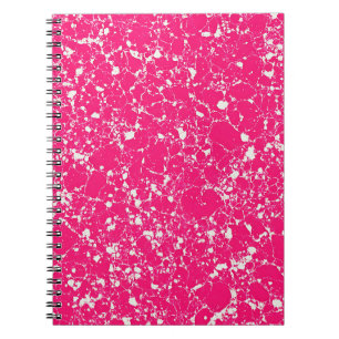 Magenta Stone Marble Notebook