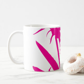 MAGENTA - Tazon with Flower of Paradise in fuchsia Coffee Mug