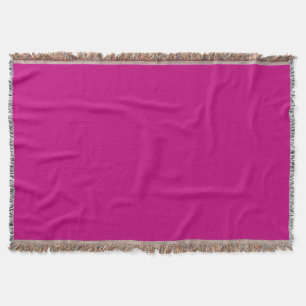 Magenta  throw blanket