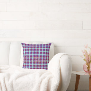 Magenta throw pillow