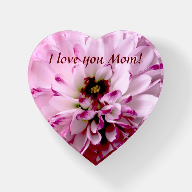 Magenta Tips for Mom Paperweight (Front)