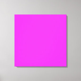 Magenta Violet Bright Purple Color Background Canvas Print