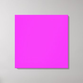 Magenta Violet Bright Purple Color Background Canvas Print by SilverSpiral at Zazzle