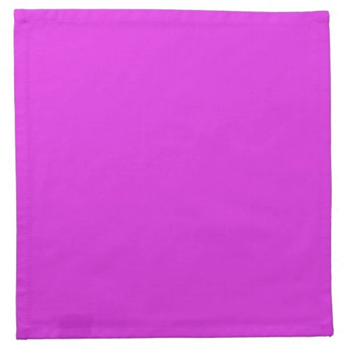 Magenta Violet Bright Purple Color Background Cloth Napkin