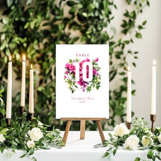 Magenta Wild Rose Wedding 