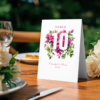 Magenta Wild Roses Wedding 