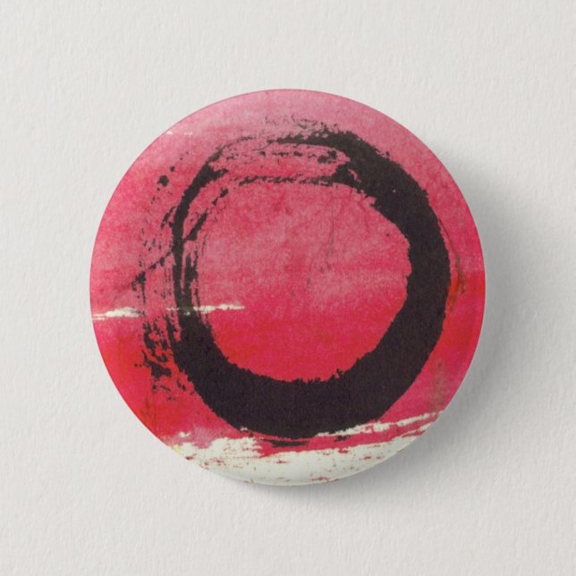 Magenta Zen Circle Button (Front)