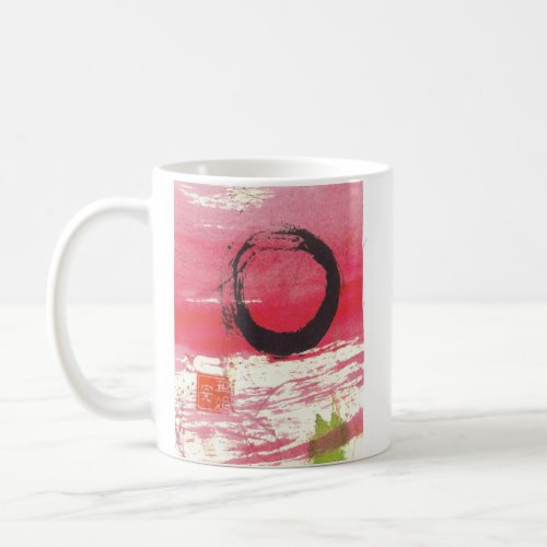 Magenta Zen Circle Coffee Mug