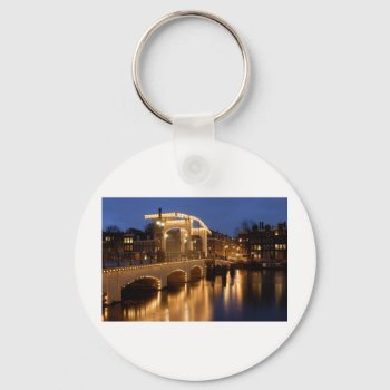Magere Brug Amsterdam Keychain by Funkyworm at Zazzle