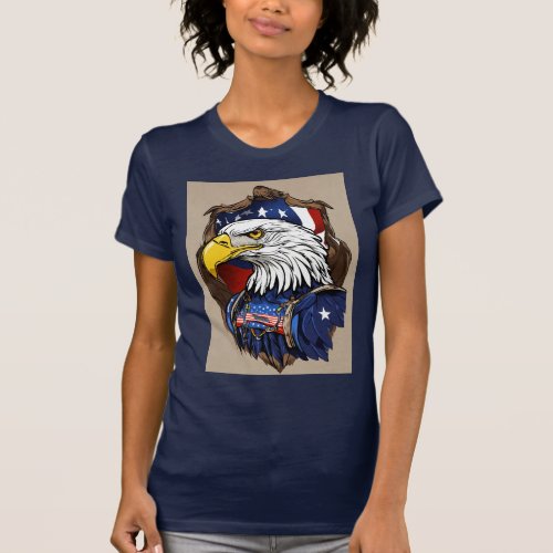 Magestic American patriot  T_Shirt