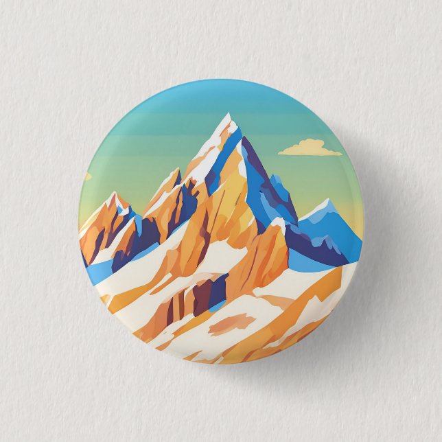 Magestic Mountains Button (Front)