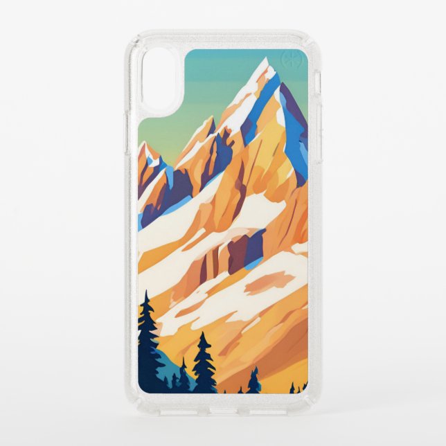 Magestic Mountains Speck iPhone XS Max Case (Front)