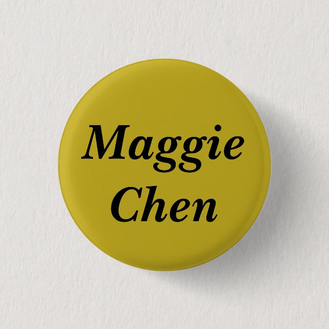 Maggie Chen from Orphan Black tv show name Pinback Button (Front)