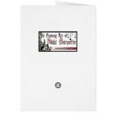 Maggie - Fairy and Cat Card (Back)