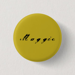 Maggie from Orphan Black calligraphy Pinback Button