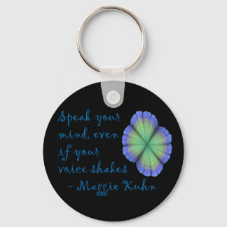 Maggie Kuhn - keychain