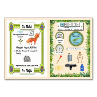 Maggie - Magnesium Horn Unicorn Trading Card
