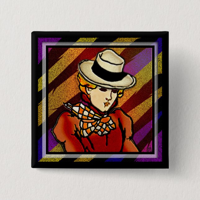 Maggie (pin) pinback button (Front)
