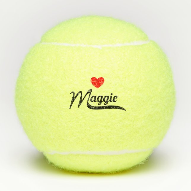 Maggie Tennis Balls (Front)