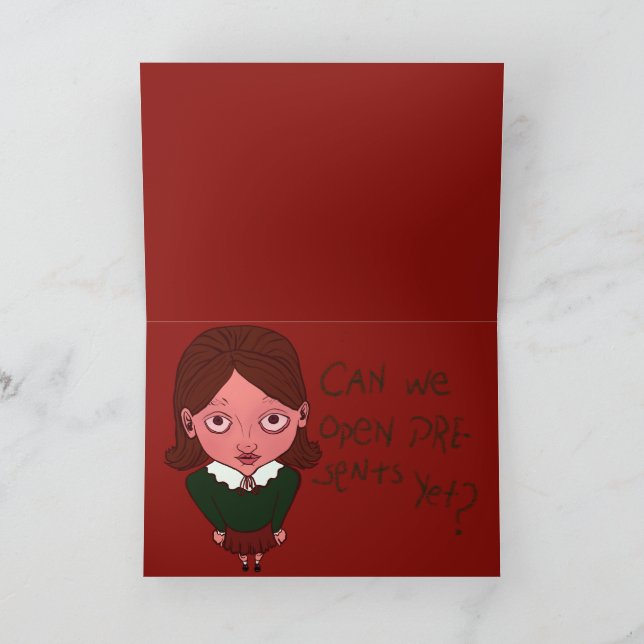 Maggie the Menace  Thank You Card (Inside)