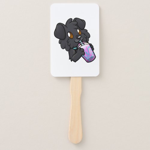 Maggie Unicorn Frappuccino Sips   Hand Fan