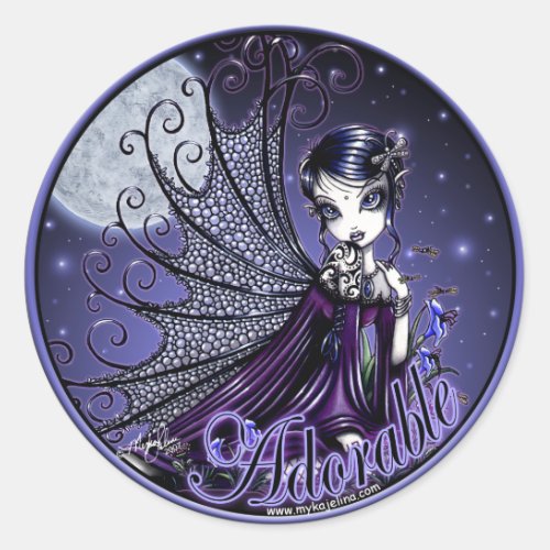Maggy Stickers Victorian Gothic Moon Light Fairy