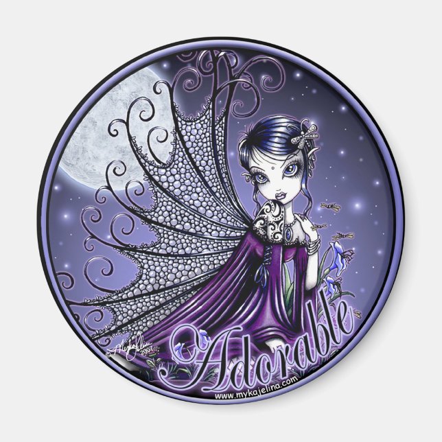 Maggy Twilight Moon Adorable Fairy Magnet (Front)